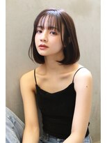 ザ キャンバス ミヤザキツネヒサ(THE CANVAS 宮崎恒久)&nbsp;【CANVAS】ボブ＿切りっぱなしボブ＿髪質改善ボブ