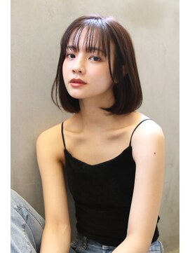 ザ キャンバス ミヤザキツネヒサ(THE CANVAS 宮崎恒久) 【CANVAS】ボブ＿切りっぱなしボブ＿髪質改善ボブ