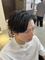 フォルテ 草薙店&nbsp;ニュアンスパーマ　センターパート　七三スタイル