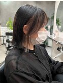 フェイスフレーミングインナーショートボブ
