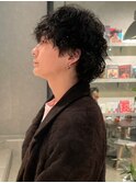 ミディアムウルフ ウルフパーマ ニュアンスパーマ 20代30代