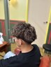 魁人指名　【男性限定】　カット＋ピンパーマ￥12100　南船橋