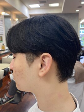 メンズ美容室 タカミ 韓国風毛流れセンターパート
