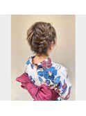 浴衣用ヘアアレンジ♪