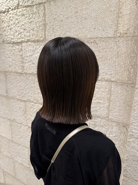 ハピネス 河原町店(Happiness) 切りっぱなしボブ 京都美容室 進詩織