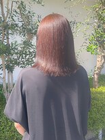 リリー(Rilie)&nbsp;ミディアム/外ハネミディ/ナチュラルブラウン/艶感