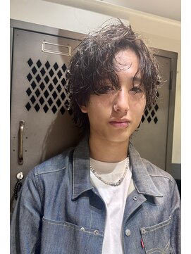 リフル 八王子(RIFULL) メンズパーマ　ツイスパ　波巻き　メンズバレイヤージュ