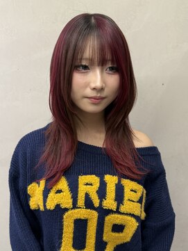 エルミタージュ(HERMITAGE) ハッシュカット×デザインカラー