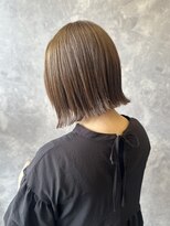 美容室 佐竹 切りっぱなしボブ
