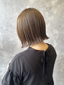 美容室 佐竹 切りっぱなしボブ
