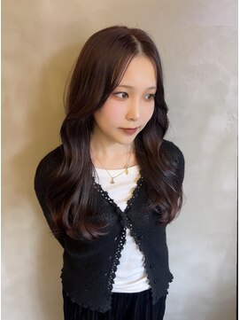 イキプラスディードットログ 大和八木駅前店(ikii+D.Log) ボルドー　暖色　赤　ピンク　奈良　大和八木　ブリーチなし