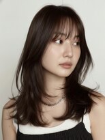 シータ 成増(THETA) ミディアムレイヤー20代30代/暗髪ナチュラルウルフ成増