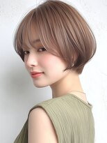 アビリタ(abilita)&nbsp;ショートカット 髪質改善 美人ショート ベージュ 透明感カラー