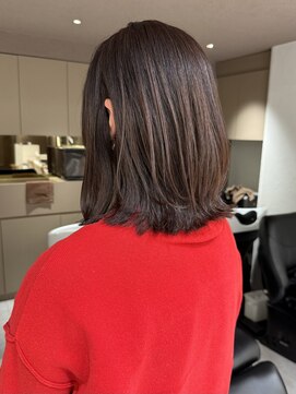 メゾンマイル 恵比寿(maison mile) オリーブグレージュ/透明感カラー/レイヤーカット/恵比寿駅