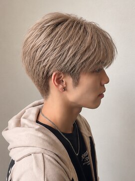 サラジュ 仁川店(SARAJU) 【メンズ特化】森山担当 ブリーチあり×ミルクティーベージュ