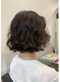 柔らかく動く大人のボブパーマ　武蔵小杉