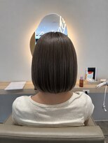 ルーチェココ ブラン(Lu'ce coco blanc) 艶髪ストレート×ぱつっとボブ