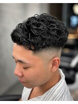 SHU HAIR ＆ BARBER【10月19日 NEW OPEN（予定）】&nbsp;オールバックパーマ