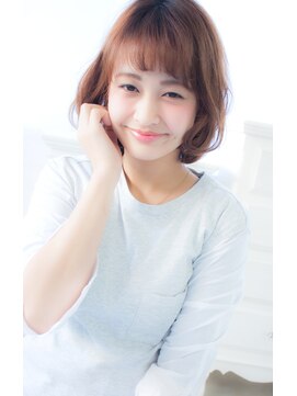 アンジュ ヘアー(Ange hair) アンジュヘアー金山　ドレープボブ×シースルーバング♪