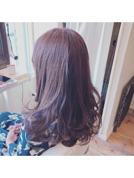 アイル ヘアー(Aile Hair) 【Aile Hair】暗髪★ロングスタイルdark ash brown★大人可愛い