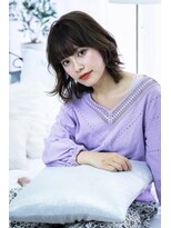 セシルへアー 福岡天神店(Cecil hair)&nbsp;20代30代に◎ひし形シルエットセミディ