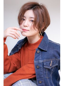 ロンド パルティール 大宮(Lond partir) 【石田勇士郎】横顔美人マニッシュショートネイビー20代30代40代