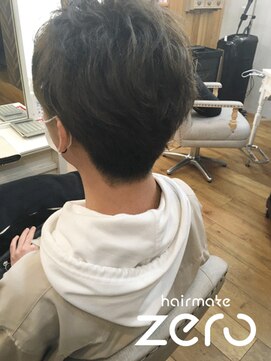 ヘアメイクゼロ 坂戸駅前店(hairmake zero) ポイントパーマ×アッシュカラー