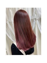 アンク クロス 関内店&nbsp;ピンクメッシュブラウン【アンククロス関内】