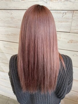 ベルクープス 天王寺店(Belle Coupes) 【Bellecoupes】megu 薄ピンク ブリーチ2回ケアブリーチ