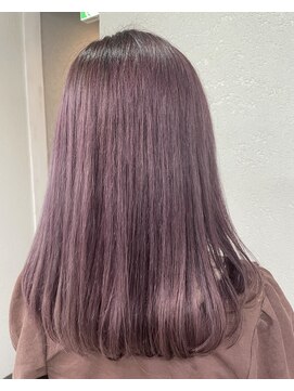アジールヘア 所沢プロペ通り店(agir hair) くすみピンクラベンダー