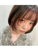 モニファ(Monifa)&nbsp;ピンクインナーウルフボブ