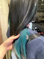 モア 下通店(MORE)&nbsp;『インナーカラー ライトブルー』