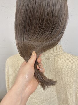 シーバイサイン(sea by Sign) とろみカラー × モカベージュ/ブリーチなしダブルカラー/透明感