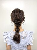 玉ねぎヘアアレンジ