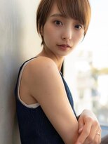 ドットハリス(.Hallis)&nbsp;小顔ベリーショート/ブラウンベージュ