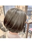 丸みショートボブ