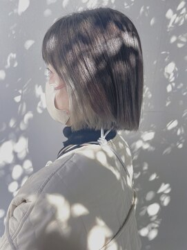 イロヘア 北岡崎店(ilo.hair) イヤリングカラー☆シルバーグレー