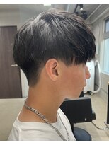 フイ 代々木(Hui)&nbsp;メンズ/アップバング/ツーブロックマッシュ/束感ショート波巻き