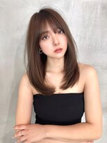 ロンドローズ 名古屋(Lond damaskRose)&nbsp;リフトレイヤー センターパート ブリーチ縮毛矯正 ヨジャドル11