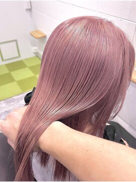 アムヘアー(A.M. hair) 【こなれ感抜群】ペールピンク☆