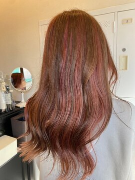 ローレン(LOREM) ハイライト/カシスピンク/春カラー/ピンクブラウン/白髪ぼかし