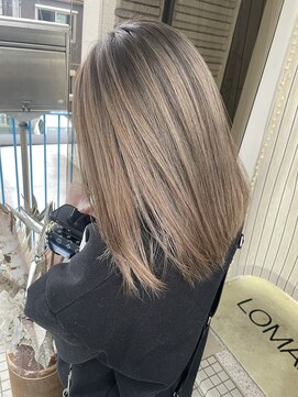 ジアン(JIEN) バレイヤージュ×beige