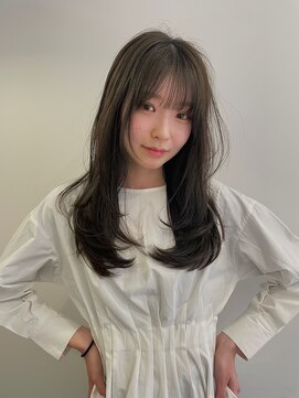 ラヴィズム 長岡店(LUVISM) ロング顔周りレイヤーおくれ毛前髪長岡/新潟/宮関