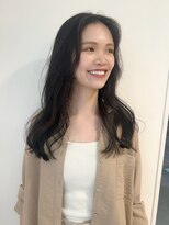 ポール(pole)&nbsp;札幌ロング　ベージュ×レイヤーカット