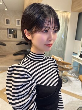 ロンド ストラーダ 心斎橋(Lond strada) ショート×ハイライト白髪ぼかし×シアーカラー[心斎橋]