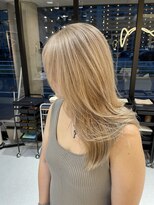 髪屋 紬 【Chu】ハイトーン/ブロンド/抜きっぱなし/ミルクティーベージュ