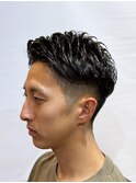 アイロンパーマ×刈り上げショート