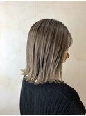 シファンベージュ×外ハネボブ