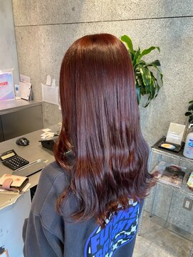 レガロヘアアトリエ(REGALO hair atelier) ブリーチなしダブルカラー/ピンクバイオレッド