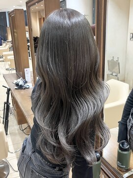 ザック ヴィ(ZACC  vie) ブリーチなしダブルカラー/透明感カラー/オリーブグレージュ